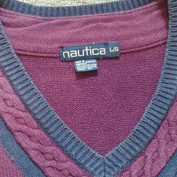 Nautica V-Neck Sweater - Picture 2 of 3